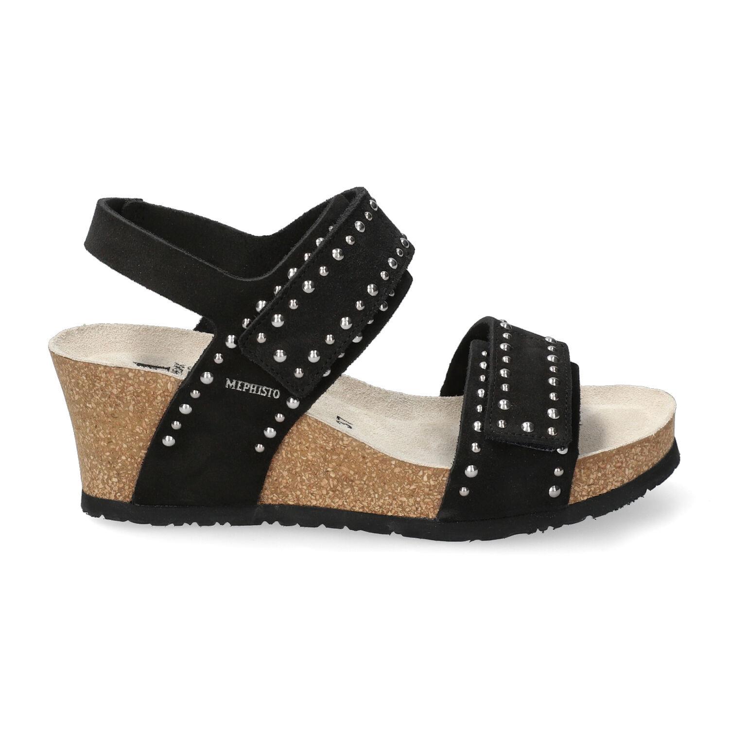 sandales femme modèle Lina Noir - Mephisto